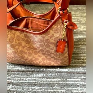 Coach Lori shoulder bag in signature canvas